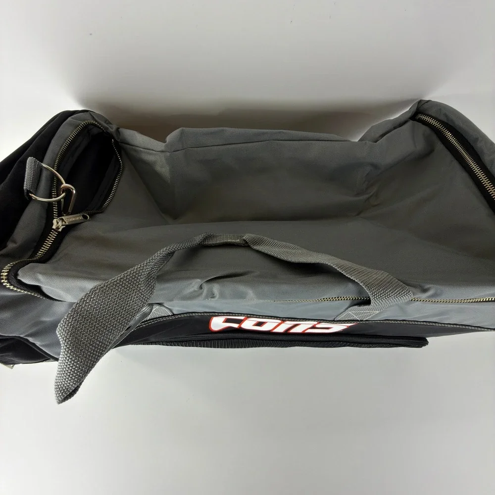 Vintage Converse CONS Duffle Bag Gray Black Large Gym Travel Sport Bag NWT NOS